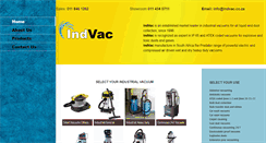 Desktop Screenshot of indvac.co.za