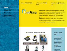 Tablet Screenshot of indvac.co.za
